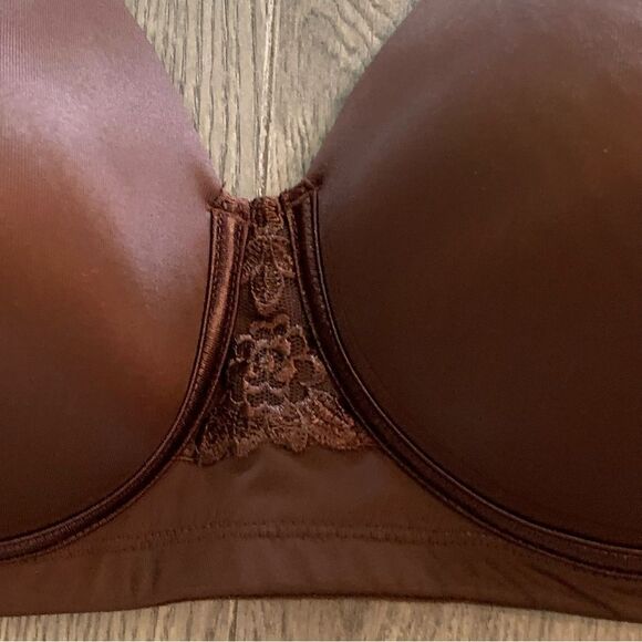 VANITY FAIR BRA WOMEN’S BEAUTY BACK FULL FIGURE 36DD CHOCOLATE BROWN WIR… - Picture 4 of 7